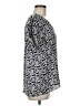 Ann Taylor LOFT 100% Polyester Black Short Sleeve Blouse Size M - photo 4