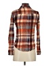 Full Tilt Plaid Orange Long Sleeve Button-Down Shirt Size S - photo 2