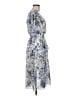 Alexa B 100% Polyester Blue Casual Dress Size 8 Petite - photo 4