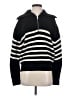 Cos Stripes Black Wool Pullover Sweater Size S - photo 1