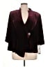 Alex Evenings Burgundy Blazer Size 1X - photo 1