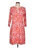 Barbara Gerwit Paisley Orange Casual Dress Size L - photo 1