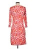 Barbara Gerwit Paisley Orange Casual Dress Size L - photo 2