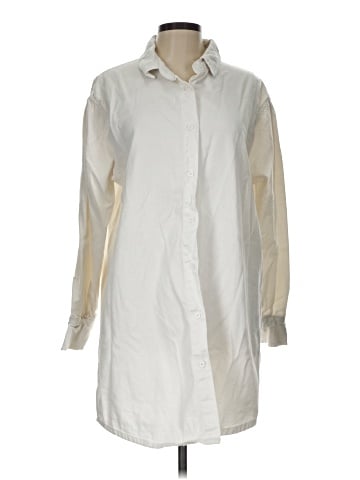 Avec Les Filles 3/4 Sleeve Button-Down Shirt (view 1)