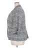 Elle Checkered-gingham Gray Blazer Size XXL - photo 5