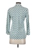 Ellie Kai Blue 3/4 Sleeve Blouse Size 2 - photo 2