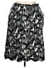 Grace Elements Graphic Black Casual Skirt Size 16 - photo 1