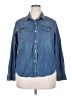 Universal Thread 100% Cotton Blue Long Sleeve Button-Down Shirt Size XXL - photo 1