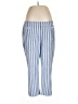 Nine West Stripes Blue Casual Pants Size 14 - photo 1