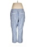 Nine West Stripes Blue Casual Pants Size 14 - photo 2