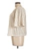 Ann Taylor LOFT Ivory Short Sleeve Blouse Size L - photo 5