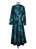 Natori 100% Polyester Animal Print Teal Casual Dress Size 4 - photo 2