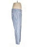 Nine West Stripes Blue Casual Pants Size 14 - photo 4