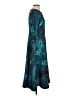 Natori 100% Polyester Animal Print Teal Casual Dress Size 4 - photo 4