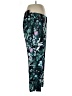 Banana Republic 100% Polyester Tropical Teal Casual Pants Size 10 - photo 4