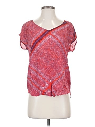 Ella Moss Short Sleeve Silk Top (view 1)