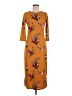 Roolee Orange Casual Dress Size M - photo 1