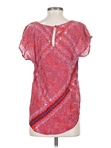 Ella Moss Short Sleeve Silk Top (view 2)