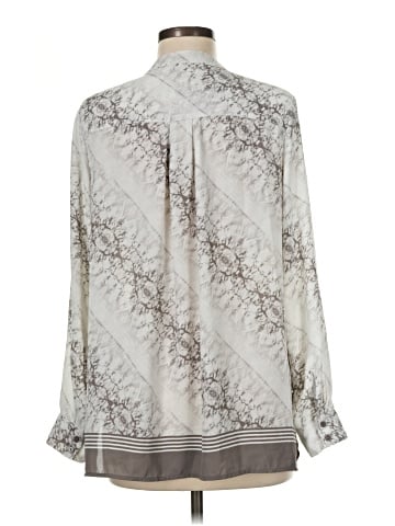 Rose + Olive Long Sleeve Blouse (view 2)