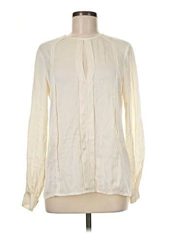 Trina Turk Long Sleeve Silk Top (view 1)