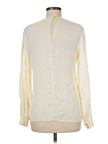 Trina Turk Long Sleeve Silk Top (view 2)