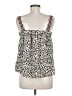 THML 100% Polyester Ivory Sleeveless Blouse Size M - photo 2