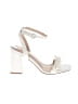 Lulus White Sandals Size 7 1/2 - photo 1