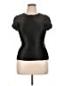 WD.NY 100% Polyester Black Short Sleeve Top Size XL - photo 1