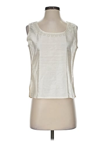 Sandy Starkman Sleeveless Silk Top (view 1)