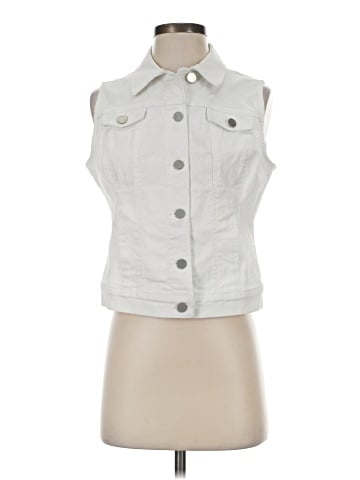 New York & Company Denim Vest (view 1)