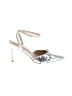 Lulus Metallic Silver Heels Size 7 - photo 1
