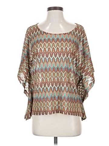 Bobeau 3/4 Sleeve Blouse (view 1)
