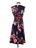 Wrapper Floral Blue Casual Dress Size S - photo 2