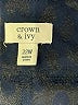 Crown & Ivy Animal Print Blue Casual Pants Size 22 - photo 4