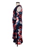 Wrapper Floral Blue Casual Dress Size S - photo 5