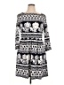 Trulli Paisley Black Casual Dress Size 16 - photo 1