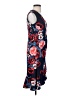 Wrapper Floral Blue Casual Dress Size S - photo 4