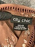 City Chic 100% Polyester Brown 3/4 Sleeve Blouse Size XXS - photo 7