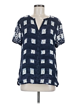 Tory Burch Short Sleeve Silk Top
