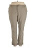 Woman Within Solid Tan Khakis Size 22 - photo 1