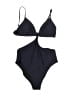 J.Crew Solid Black One Piece Swimsuit Size 6 - photo 1