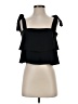 by the way. Black Sleeveless Blouse Size S - photo 1