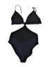 J.Crew Solid Black One Piece Swimsuit Size 6 - photo 2