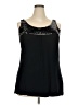 Avenue Black Sleeveless Blouse Size 18 - photo 1