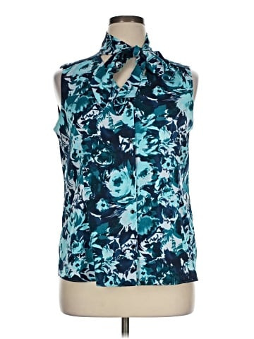 Anne Klein Sleeveless Blouse (view 1)