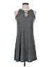 Pink Rose Gray Casual Dress Size S - photo 1