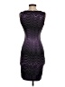 Cache Chevron-herringbone Purple Cocktail Dress Size 2 - photo 2