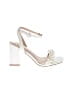 Lulus White Sandals Size 8 1/2 - photo 1