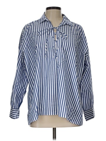 Nili Lotan Long Sleeve Blouse (view 1)