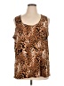 Slinky Brand Brown Tank Top Size 1X - photo 1